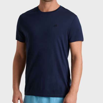 Vilebrequin - Solid Woll-t-shirt Für Herren - T-shirt - Thom - Blau - Größe S – Bild 3