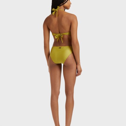 Vilebrequin - Shiny Solid Stretch Trikini Für Damen - Bademode - Fresh - Grün - Größe XL – Bild 4