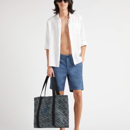 Vilebrequin - Bermudashorts Aus Tencel-gabardine Für Herren - Bermuda - Ponche - Blau - Größe 32