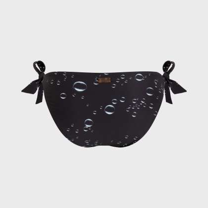 Vilebrequin - Bubble 3d Bikinihose Zum Seitlichen Binden Für Damen - Bademode - Flamme - Schwarz - Größe L – Bild 2