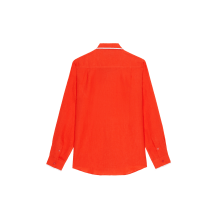 Vilebrequin Vbq Line Leinenhemd Für Herren - Cerfs - Rot - Größe XL