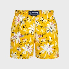 Vilebrequin - Men Swim Shorts Hawai Splash - Vbq X Palm Angels - Bademode - Moorea - Gelb - Größe S