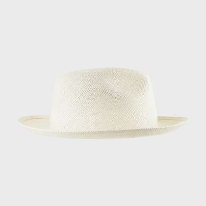 Vilebrequin - Einfarbige Panamahut Aus Naturstroh - Hut - Charming - Beige - Größe M – Bild 2