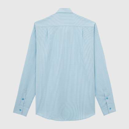 Vilebrequin - Figurbetontes Micro Rayures Wollhemd Für Herren - Hemd - Cool - Blau - Größe L – Bild 2