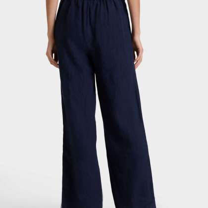 Vilebrequin - Solid Komfort-hose Aus Leinen Für Damen - Hose - Louizon - Blau - Größe XS – Bild 4