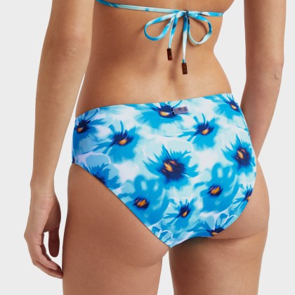 Vilebrequin - Mittelhohe Poppies Bikinihose Für Damen - Bademode - Lack - Blau - Größe L – Bild 6