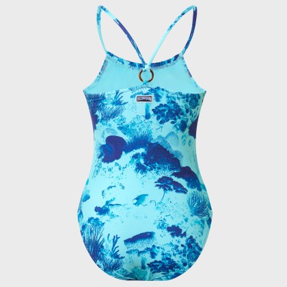 Vilebrequin - Coral Reef Badeanzug Für Mädchen - Bademode - Gazette - Blau - Größe 4 – Bild 2