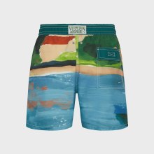 Vilebrequin - 360 Landscape Badeshorts Für Herren – Vilebrequin X Highsnobiety - Bademode - Moorea - Blau - Größe M