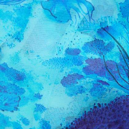 Vilebrequin - Coral Reef T-shirt Mit Tüll Für Damen - T-shirt - Lillie - Blau - Größe L – Bild 6