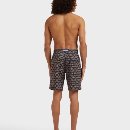 Vilebrequin - Lange Turtles Chain Stretch-badeshorts Für Herren - Bademode - Okorise - Blau - Größe L – Bild 4