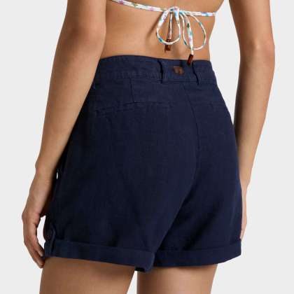 Vilebrequin - Solid Bermudashorts Aus Leinen Für Damen - Bermuda - Lee - Blau - Größe M – Bild 4