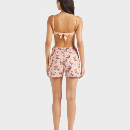 Vilebrequin - Bestickte Disco Butterfly Badeshorts Für Damen - Shorty - Fabya - Rosa - Größe XS – Bild 4