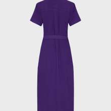 Vilebrequin - Solid Hemdkleid Aus Leinen Für Damen - Kleid - Luciane - Violett - Größe XL