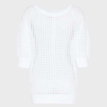 Vilebrequin - Solid Häkelpullover Für Damen - Pullover - Linh - Weiss - Größe M – Bild 2