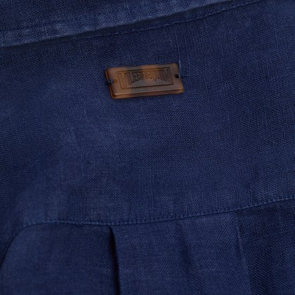 Vilebrequin - Solid Hemdkleid Aus Leinen Für Damen - Kleid - Ludovie - Blau - Größe M – Bild 6