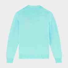 Vilebrequin - Turtle Rundhalspullover Aus Baumwolle Und Kaschmir Für Herren - Pullover - Rayol - Blau - Größe XXL