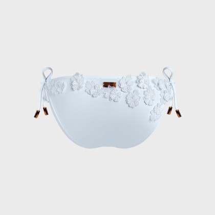 Vilebrequin - Besticktes Bikini-höschen Aus Guipure-spitze Florale - Bademode - Tropez - Weiss - Größe XS/S – Bild 2