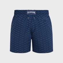 Vilebrequin - Fish Net Badeshorts Aus Wolle Für Herren - Bademode - Moopea - Blau - Größe XL