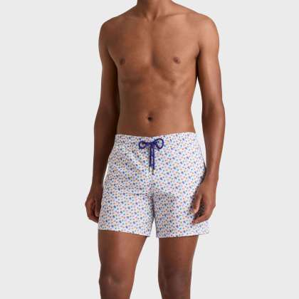 Vilebrequin - Micro Ronde Des Tortues Badeshorts Für Herren - Bademode - Moorea - Weiss - Größe XL – Bild 3