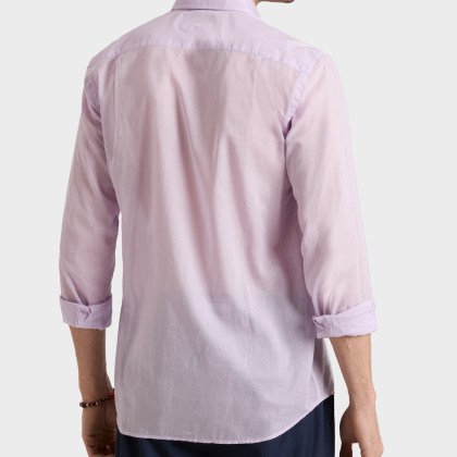 Vilebrequin - Leichtes Solid Unisex-hemd Aus Baumwollvoile - Hemd - Caracal - Rosa - Größe XXL – Bild 4