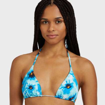 Vilebrequin - Poppies Triangel-bikinioberteil Für Damen - Bademode - Fleur - Blau - Größe M – Bild 5