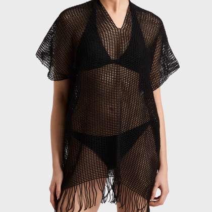 Vilebrequin - Damen Netz-tunika - Tunika - Fulvia - Schwarz - Größe XS/S – Bild 3