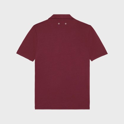 Vilebrequin - Einfarbiges Polohemd Aus Tencel Für Herren - Polohemd - Pirinol - Rot - Größe L – Bild 2