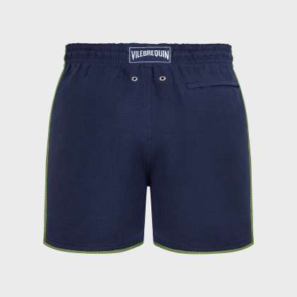 Vilebrequin - Solid Badeshorts Aus Leinen Für Herren - Bademode - Mallorca - Blau - Größe XXXL – Bild 2