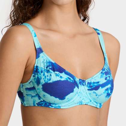 Vilebrequin - Coral Reef Bikinioberteil Mit Bügel Für Damen - Bademode - Leona - Blau - Größe XL – Bild 4
