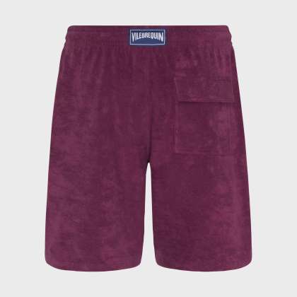 Vilebrequin - Jacquard-bermudashorts Aus Frottee - Bermuda - Bolide - Violett - Größe M – Bild 2