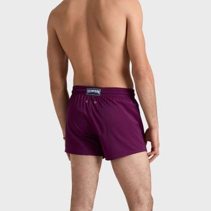 Vilebrequin - Kurze Und Figurbetonte Einfarbige Stretch-bademode Für Herren - Bademode - Man - Violett - Größe L – Bild 4