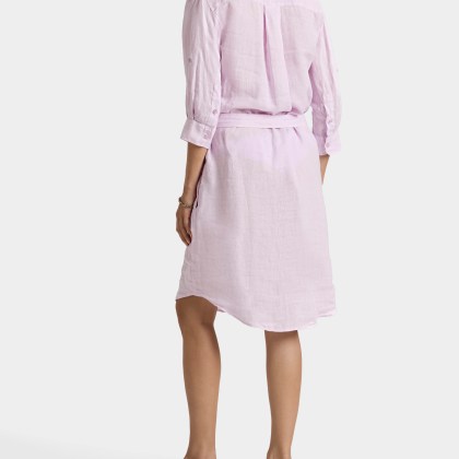 Vilebrequin - Solid Hemdkleid Aus Leinen Für Damen - Kleid - Ludovie - Violett - Größe XS – Bild 4