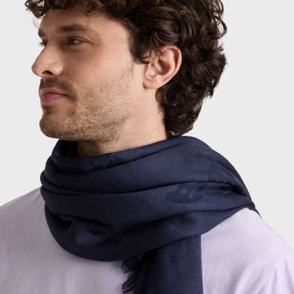 Vilebrequin - Turtle Monogram Stola - Halstuch - Sublime - Blau - Größe OSFA – Bild 2