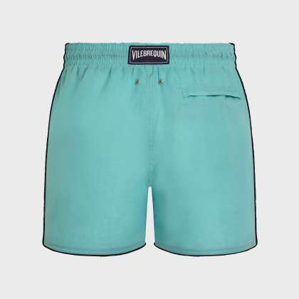 Vilebrequin - Solid Badeshorts Aus Leinen Für Herren - Bademode - Mallorca - Grün - Größe XL – Bild 2