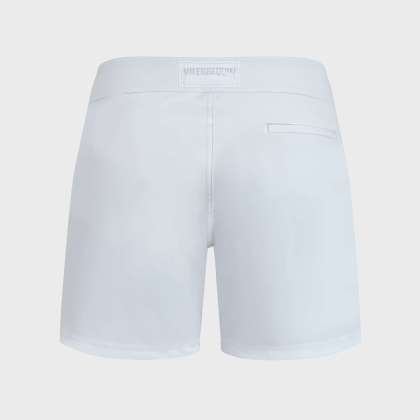Vilebrequin - Herren-badeshorts Mit Flachem Bund Tailoring - Bademode - Midnight - Weiss - Größe L – Bild 2