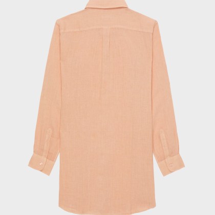 Vilebrequin - Solid Hemdkleid Aus Leinen Für Damen - Kleid Im Hemd-stil - Fragance - Rosa - Größe XS – Bild 2