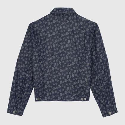Vilebrequin - Ronde Des Tortues Jacquard Jacke Aus Leichtem Denim Für Herren - Jacke - Leoube - Blau - Größe M