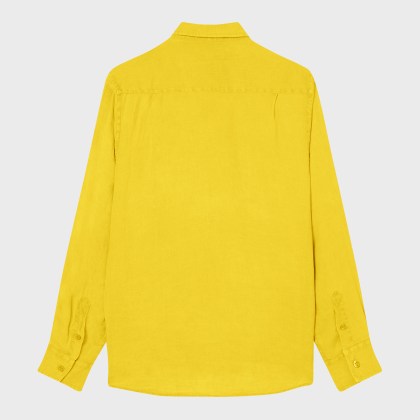 Vilebrequin - Solid Hemd Aus Leinen Für Herren - Hemd - Caroubis - Gelb - Größe M – Bild 2