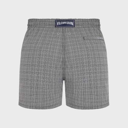 Vilebrequin - Prince Of Wales Check Badeshorts Aus Ultradünner Wolle Für Herren - Bademode - Moopea - Blau - Größe M – Bild 2