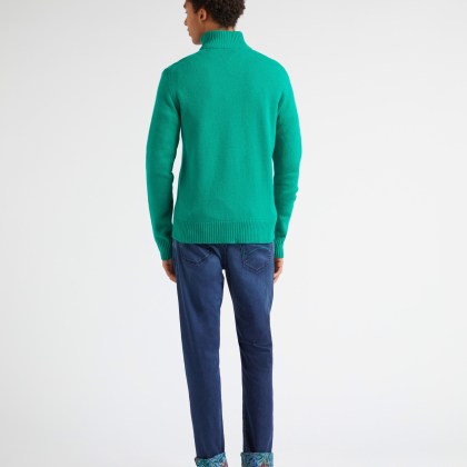 Vilebrequin - Turtle Pulloverjacke Aus Kaschmir Und Wolle Für Herren - Pullover - Juan - Grün - Größe M – Bild 4