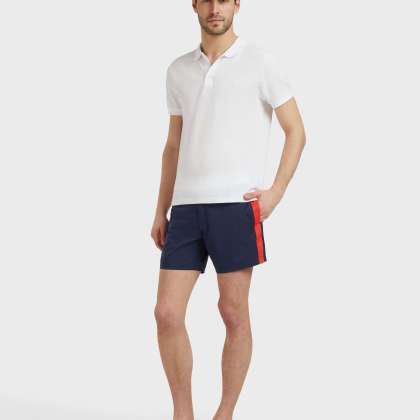Vilebrequin - Color Block Stretch-badeshorts Mit Flachem Bund Für Herren - Bademode - Merle - Blau - Größe M – Bild 5