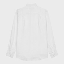 Vilebrequin - Einfarbiges Hemd Aus Leinen Für Herren - Hemd - Caroubis - Weiss - Größe XXXL