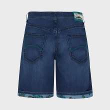 Vilebrequin - Tahiti Turtles Denim-bermudashorts Für Herren - Bermuda - Garonne - Blau - Größe 36