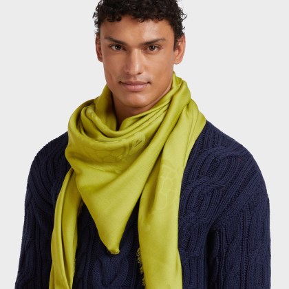 Vilebrequin - Ronde Des Tortues Stola - Halstuch - Sublime - Grün - Größe OSFA – Bild 3