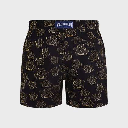Vilebrequin - Ronde Des Tortues Jacquard Badeshorts Für Herren - Bademode - Moopea - Schwarz - Größe L – Bild 2
