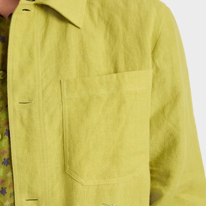 Vilebrequin - Solid Overshirt Aus Leinen Für Herren - Jacke - Corentin - Grün - Größe M – Bild 5