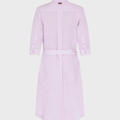 Vilebrequin - Solid Hemdkleid Aus Leinen Für Damen - Kleid - Ludovie - Violett - Größe XS – Bild 2