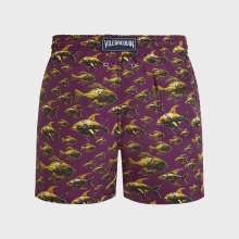 Vilebrequin - Meca Fish Badeshorts Für Herren - Bademode - Moorea - Violett - Größe L
