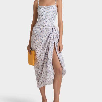 Vilebrequin - Micro Ronde Des Tortues Pareo Aus Baumwollvoile Für Damen - Pareo - Pareo - Weiss - Größe OSFA – Bild 3