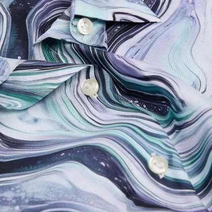 Vilebrequin - Langes Marble Hemdkleid Aus Seide Für Damen - Kleid - Loucia - Weiss - Größe S – Bild 5